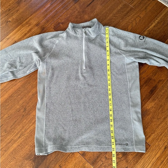 Merrell Sweater Mens Small Grey Sweatshirt Thermal Waffle Base Layer Adult - Picture 7 of 9